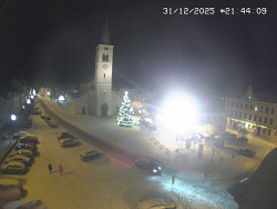 Náměstí, koste sv. Markéty