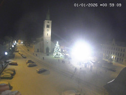 Náměstí, koste sv. Markéty