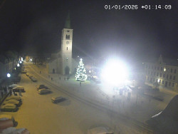 Náměstí, koste sv. Markéty