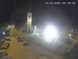 Náměstí, koste sv. Markéty