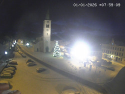 Náměstí, koste sv. Markéty