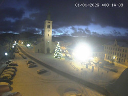 Náměstí, koste sv. Markéty