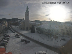 Náměstí, koste sv. Markéty