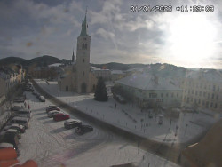 Náměstí, koste sv. Markéty