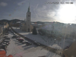 Náměstí, koste sv. Markéty