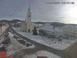 Náměstí, koste sv. Markéty