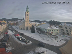 Náměstí, koste sv. Markéty