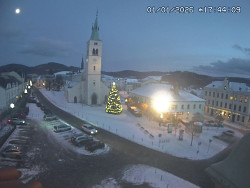 Náměstí, koste sv. Markéty