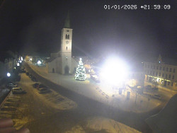 Náměstí, koste sv. Markéty