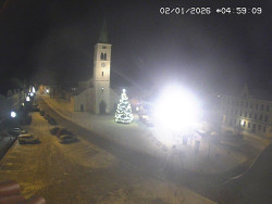 Náměstí, koste sv. Markéty