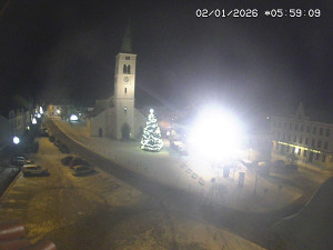 Město Kašperské Hory - Náměstí, koste sv. Markéty - 2.1.2026 v 05:00 Město Kašperské Hory - Náměstí, koste sv. Markéty - 2.1.2026 v 05:00