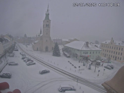 Náměstí, koste sv. Markéty