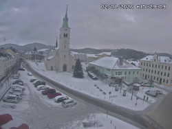 Náměstí, koste sv. Markéty