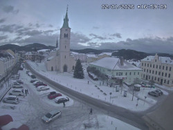 Náměstí, koste sv. Markéty