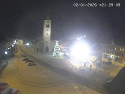 Náměstí, koste sv. Markéty