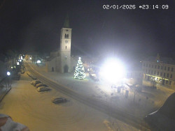 Náměstí, koste sv. Markéty