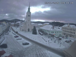 Náměstí, koste sv. Markéty