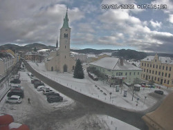 Náměstí, koste sv. Markéty