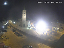 Náměstí, koste sv. Markéty