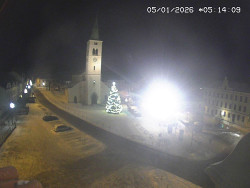 Náměstí, koste sv. Markéty