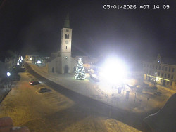 Náměstí, koste sv. Markéty