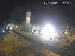 Náměstí, koste sv. Markéty