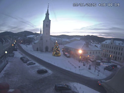 Náměstí, koste sv. Markéty