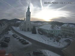 Náměstí, koste sv. Markéty