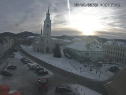 Náměstí, koste sv. Markéty