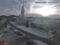 Náměstí, koste sv. Markéty