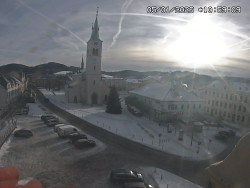 Náměstí, koste sv. Markéty