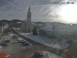 Náměstí, koste sv. Markéty