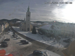 Náměstí, koste sv. Markéty