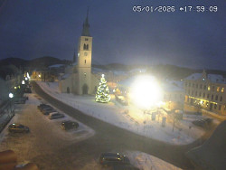 Náměstí, koste sv. Markéty