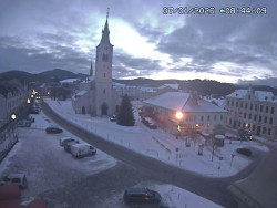 Náměstí, koste sv. Markéty