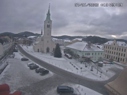 Náměstí, koste sv. Markéty