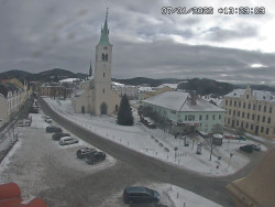 Náměstí, koste sv. Markéty