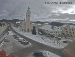 Náměstí, koste sv. Markéty