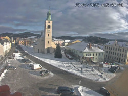 Náměstí, koste sv. Markéty