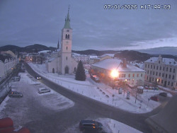 Náměstí, koste sv. Markéty