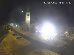 Náměstí, koste sv. Markéty