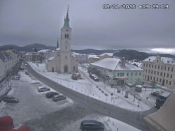 Náměstí, koste sv. Markéty