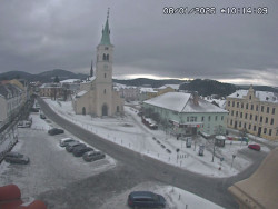 Náměstí, koste sv. Markéty