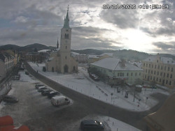 Náměstí, koste sv. Markéty