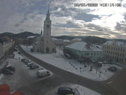 Náměstí, koste sv. Markéty