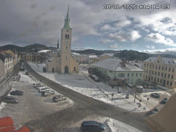 Náměstí, koste sv. Markéty