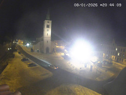 Náměstí, koste sv. Markéty