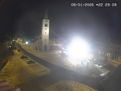 Náměstí, koste sv. Markéty