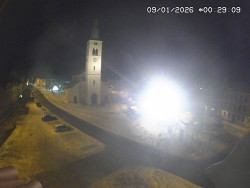 Náměstí, koste sv. Markéty