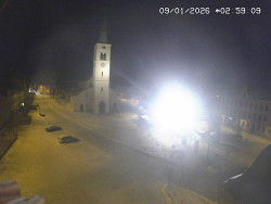 Náměstí, koste sv. Markéty